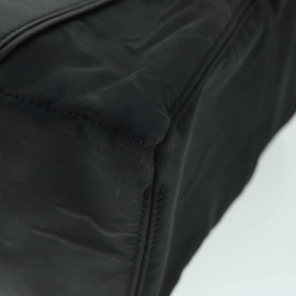 HERMES Acape Luco PM Hand Bag Nylon Black Auth bs8396 - Picture 16 of 16